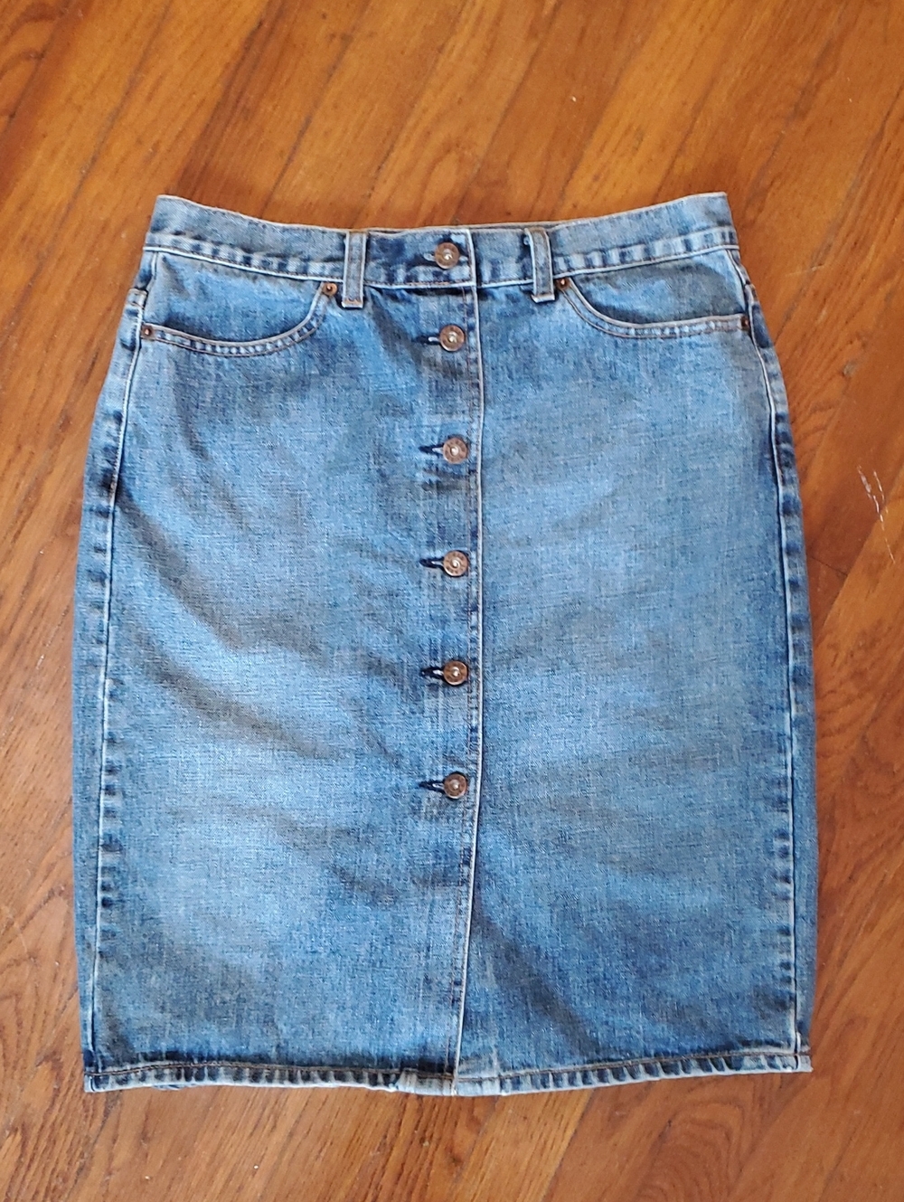 J. Crew 100% Cotton Denim Skirt